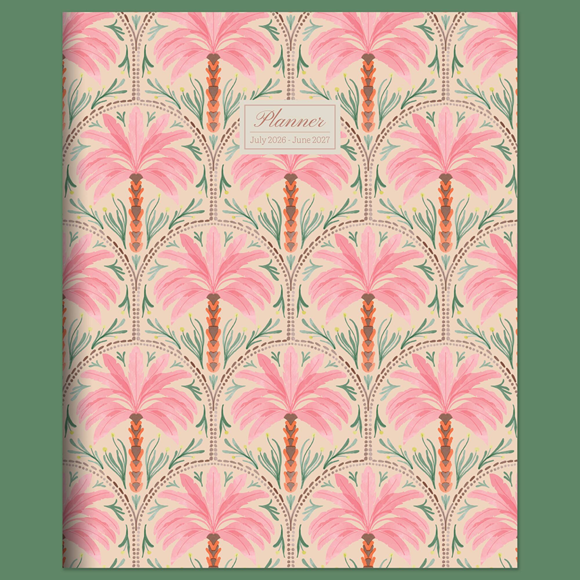 TF Publishing 2026-27 Exotic Palms Monthly Planner